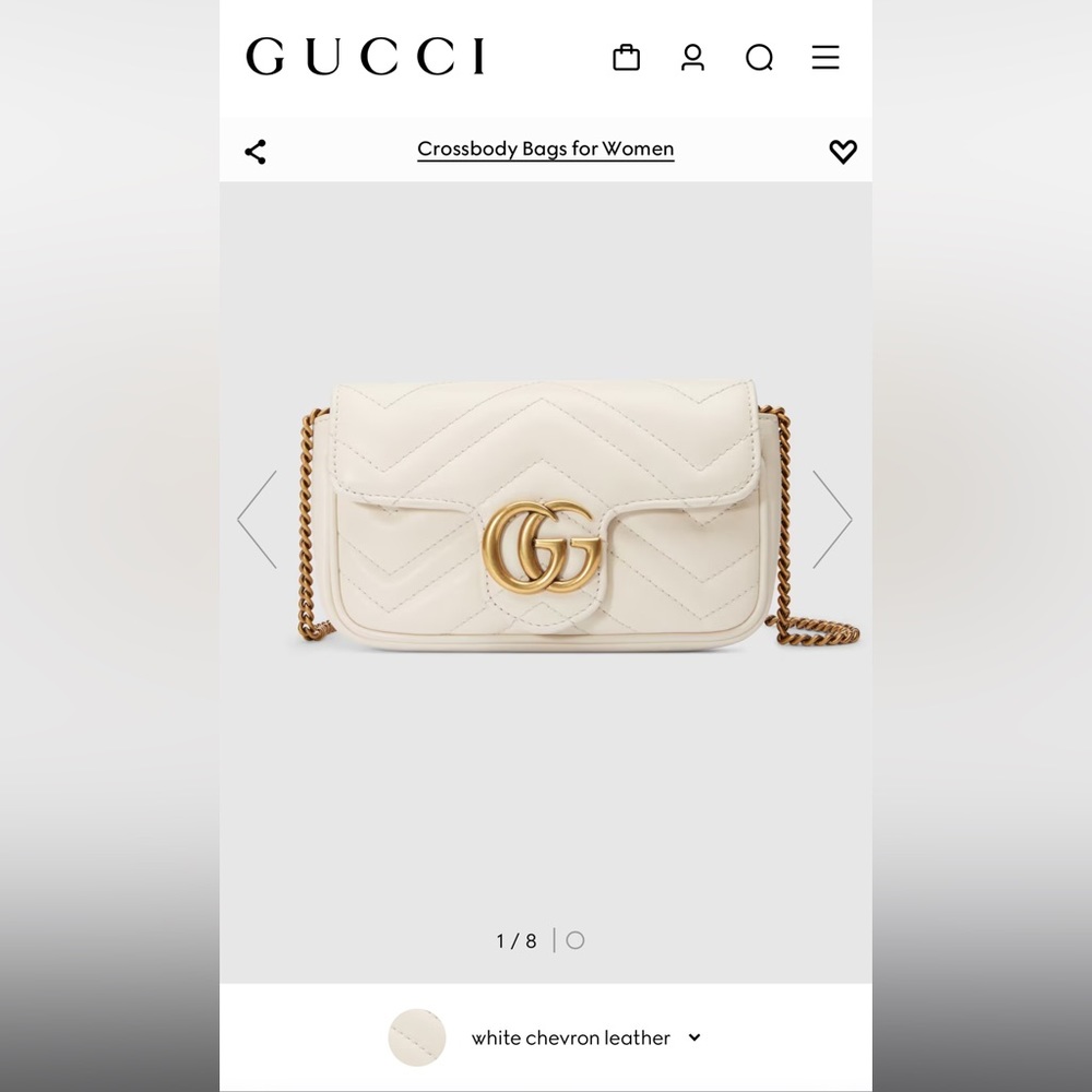 Gucci GG Marmont Leather Super Mini Bag